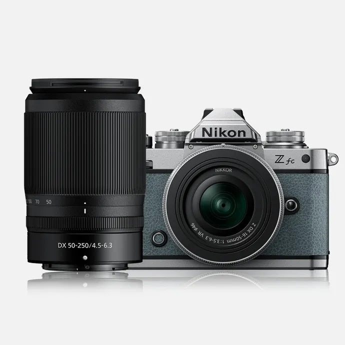 Nikon Z FC with Nikkor 16-50mm VR Silver + 50-250mm