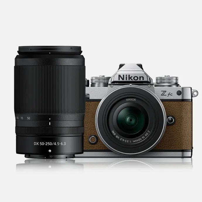 Nikon Z FC with Nikkor 16-50mm VR Silver + 50-250mm