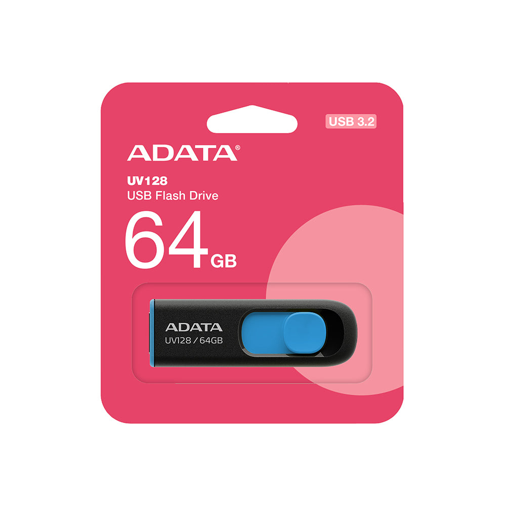 ADATA UV128 USB 3.2 Flash Drive – 32GB / 64GB / 128GB