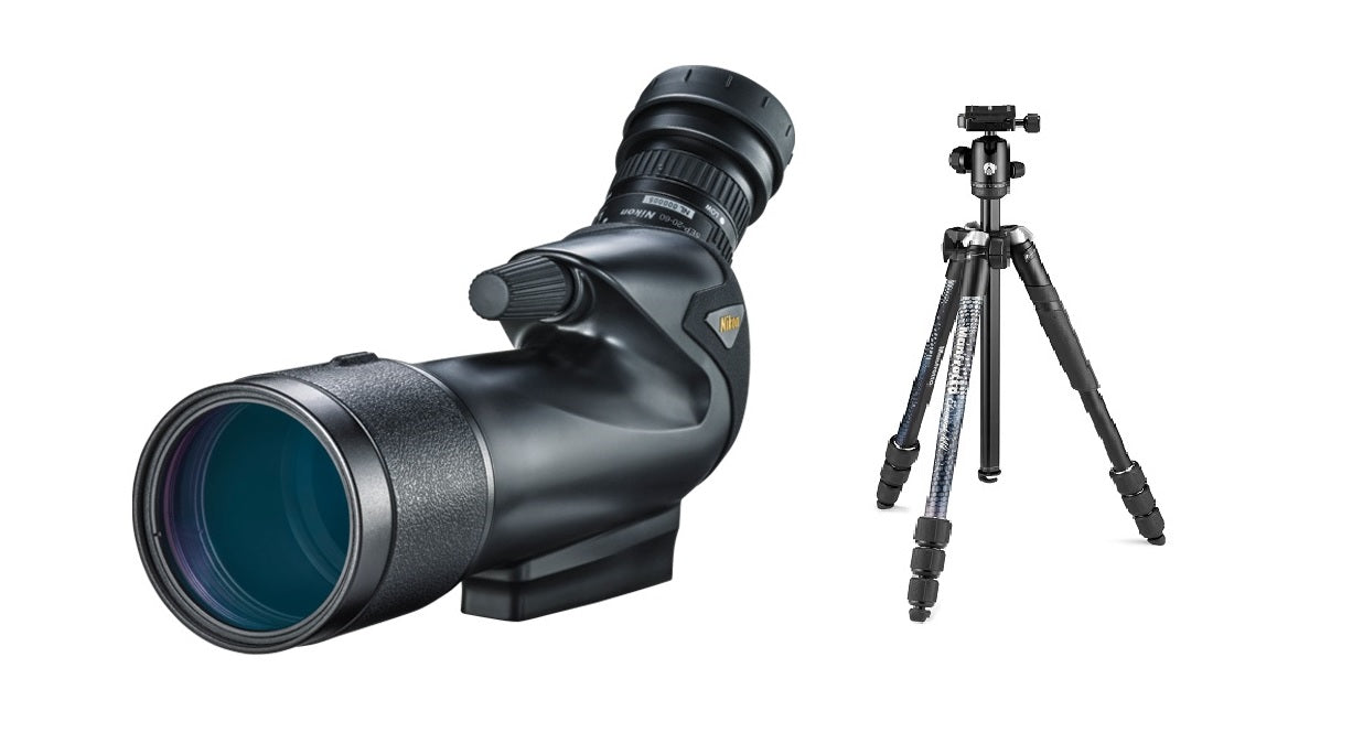Nikon Prostaff 5 60A Fieldscope Tripod Bundle