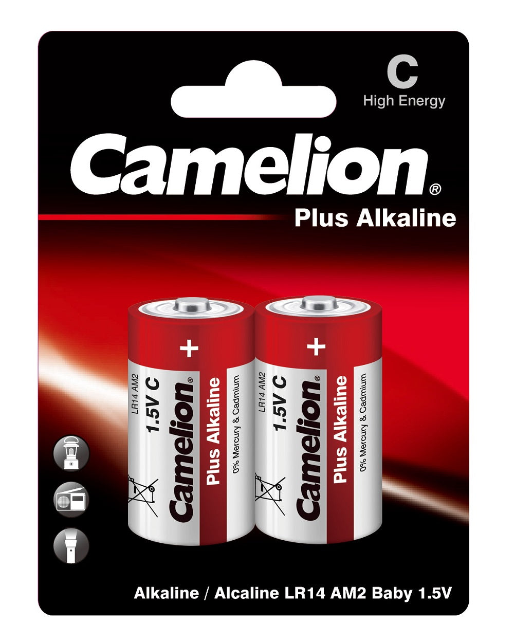Camelion Plus Alkaline C 2 Pack