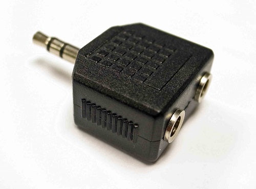 3.5mm Male to 2 Female 3.5mm RCA Stereo Adapter