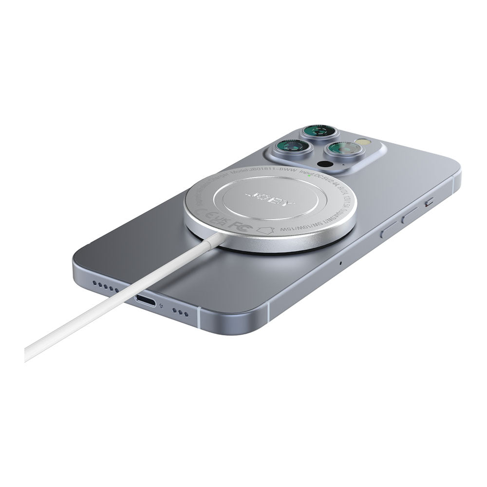 Joby Magnetic Wireless Charger Silver
