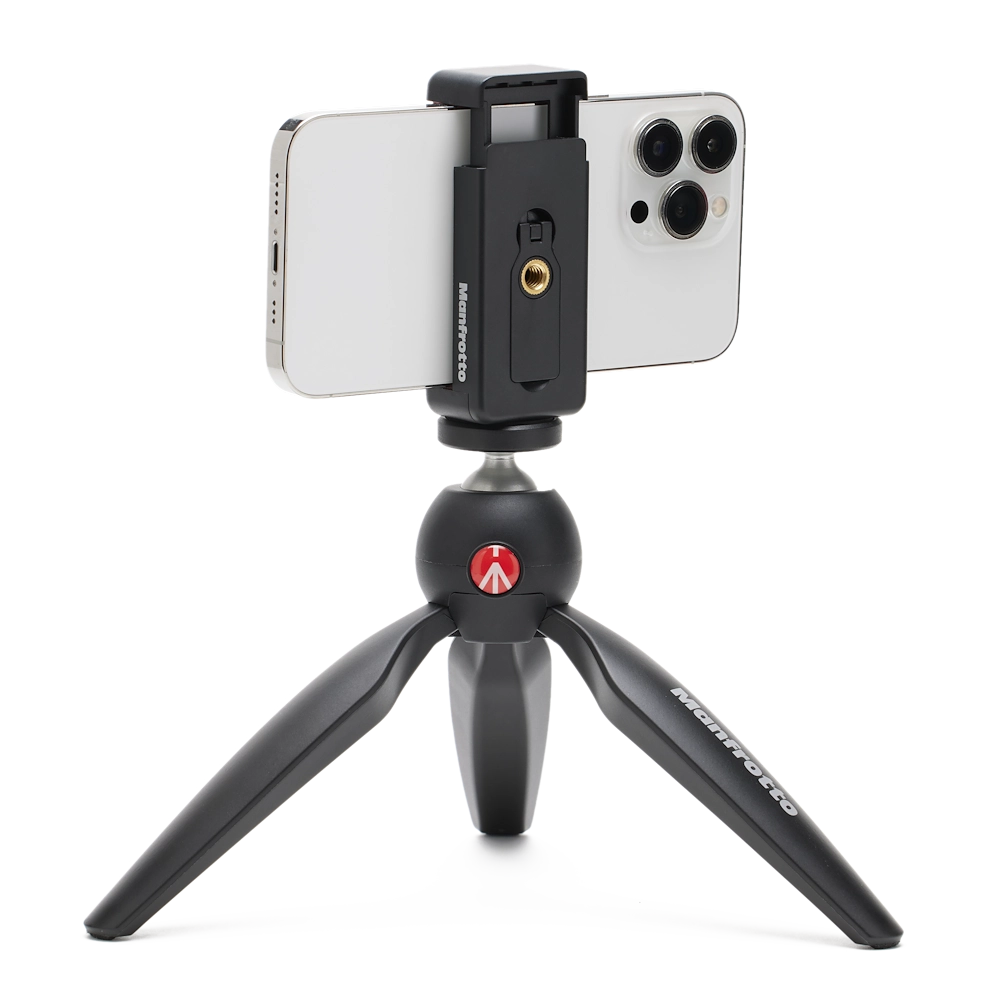 Manfrotto Pixi Mini Tripod with Universal Smartphone Clamp