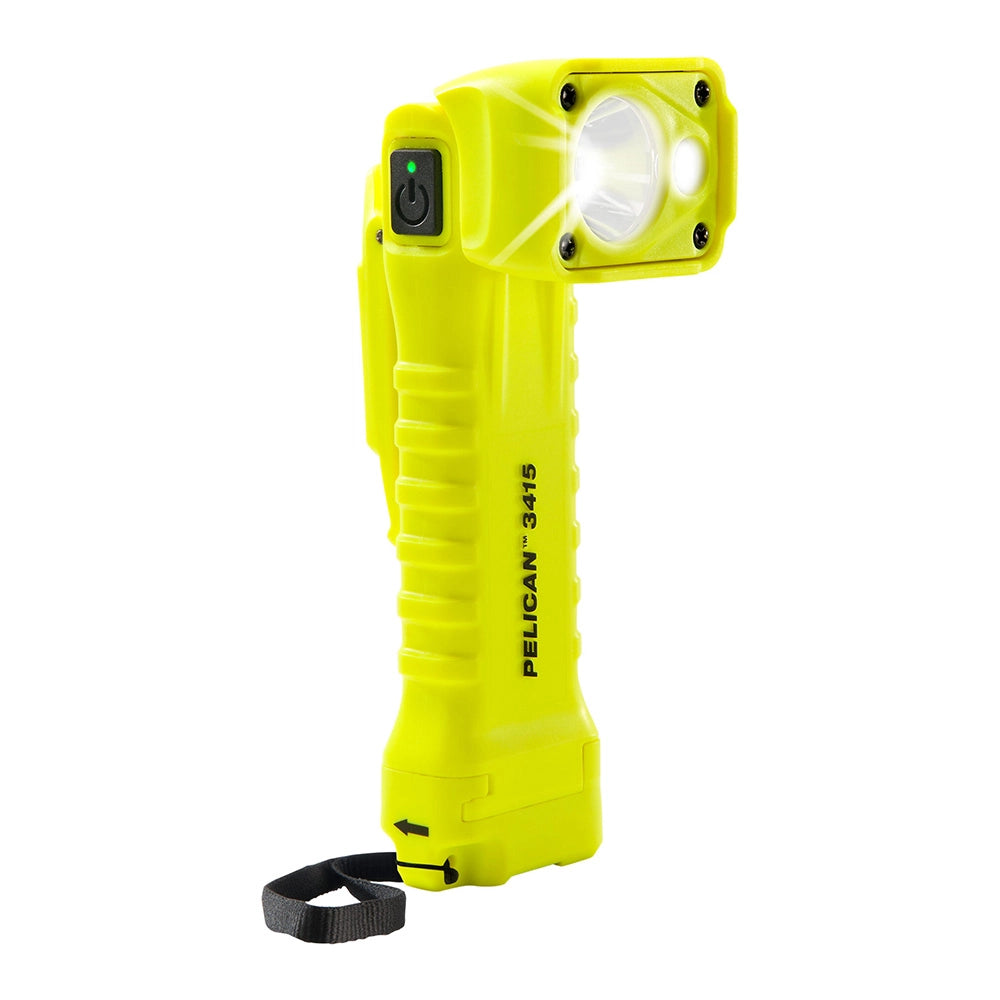 Pelican 3415 Right Angle Torch with Magnet Clip Option