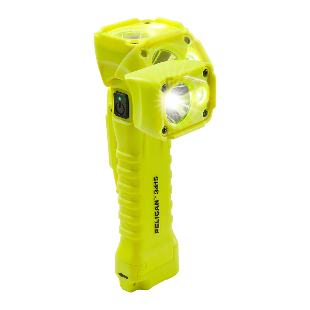 Pelican 3415 Right Angle Torch with Magnet Clip Option