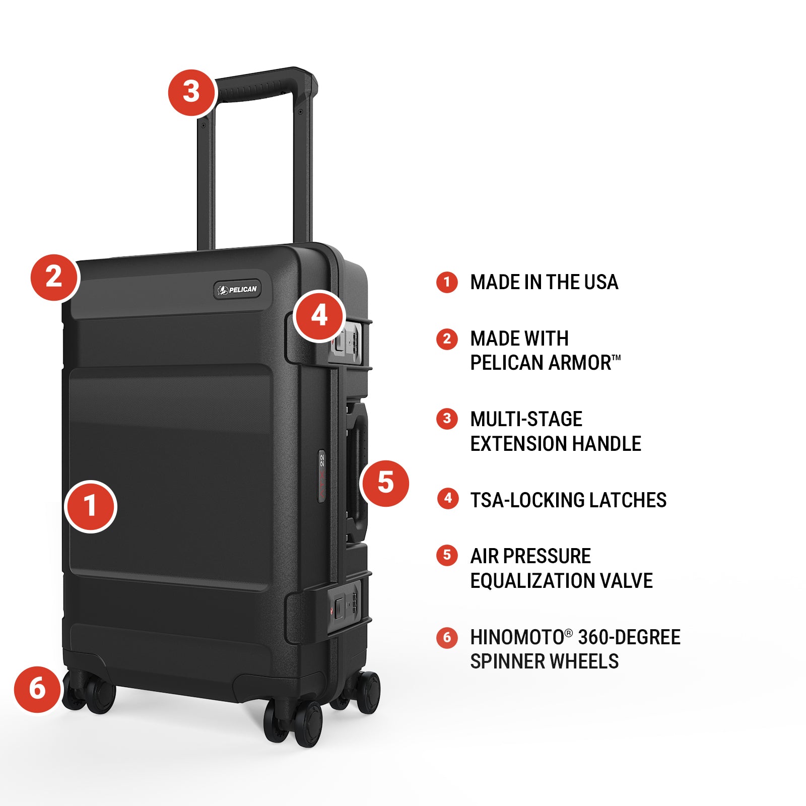 Pelican 30" ATX Check-In Hard-Sided Luggage