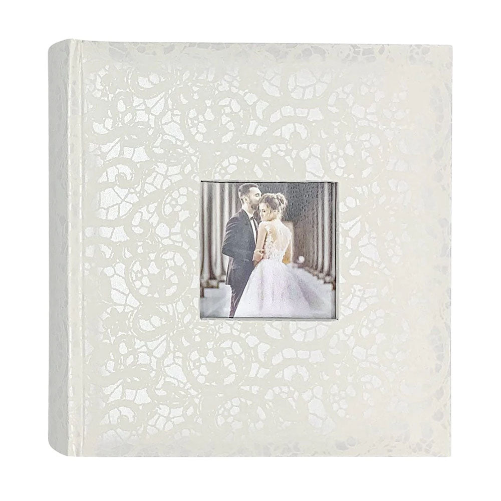 Profile Lace Wedding 4x6 Slip-in Photo Album