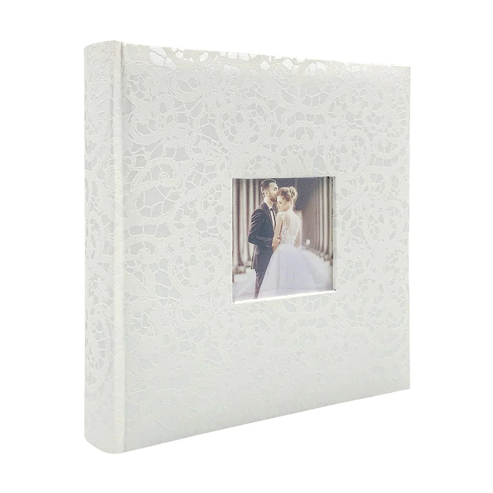 Profile Lace Wedding 4x6 Slip-in Photo Album