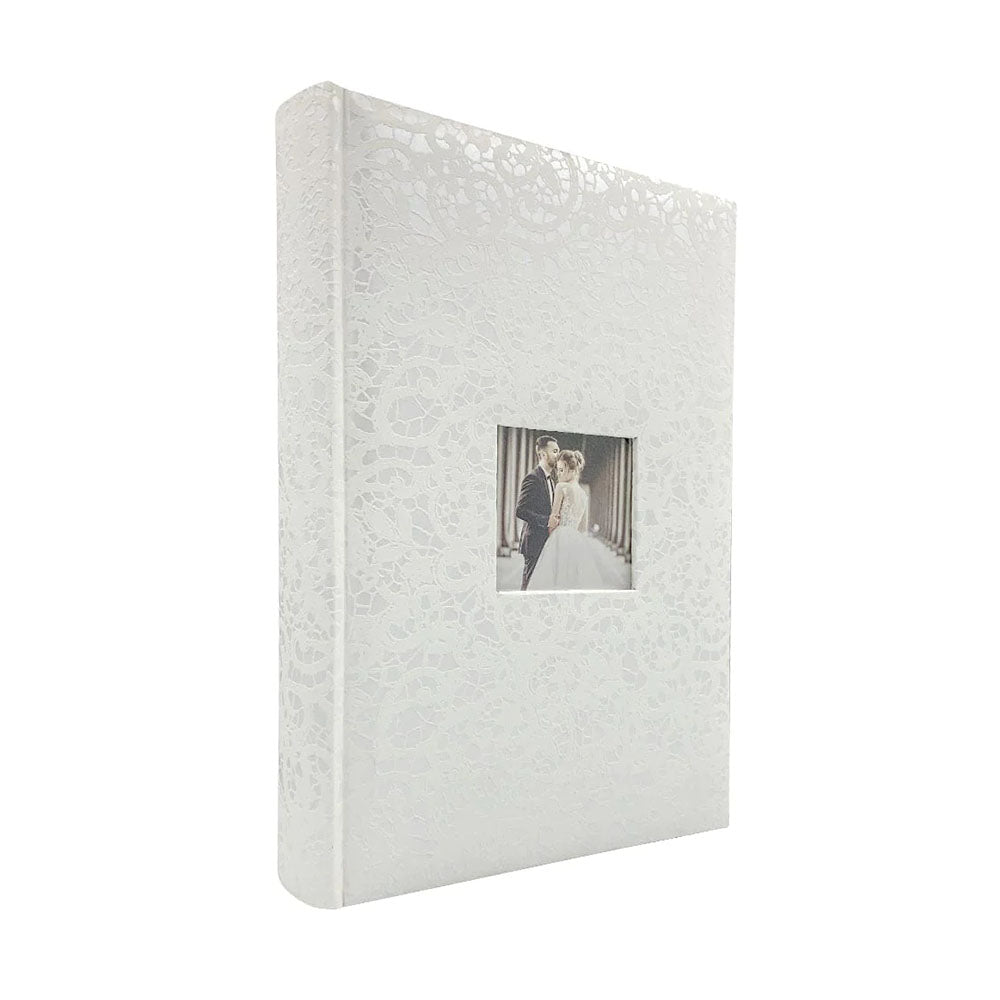 Profile Lace Wedding 4x6 Slip-in Photo Album