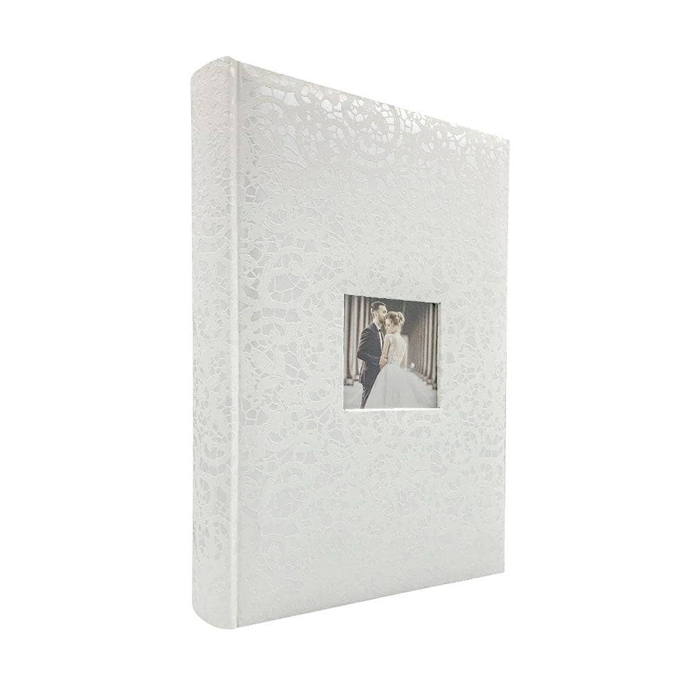 Profile Lace Wedding 4x6 Slip-in Photo Album