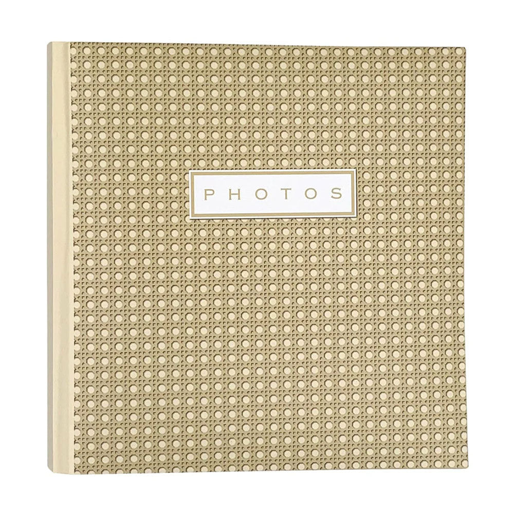 Profile Boho Rattan Slip-In Photo Album 4x6