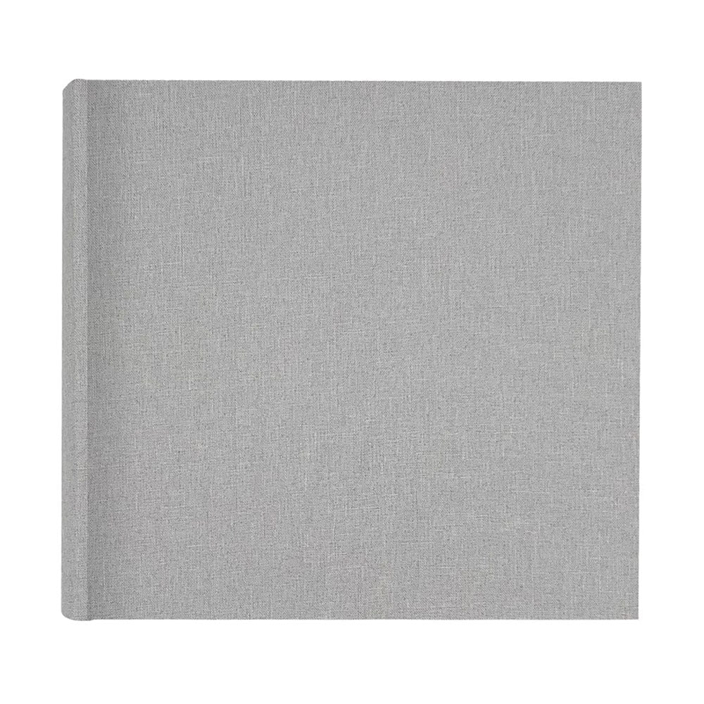 Profile PLUSH Linen Grey Blue 4x6 Slip-In Photo Album