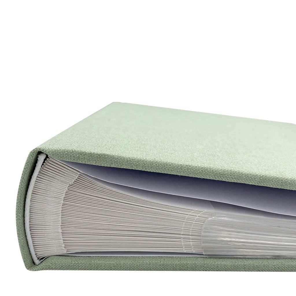 Profile PLUSH Linen Sage 4x6 Slip-In Photo Album