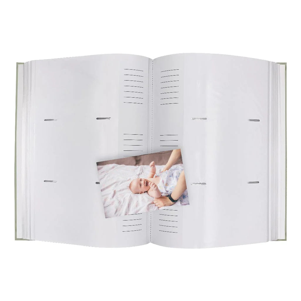 Profile PLUSH Linen Sage 4x6 Slip-In Photo Album