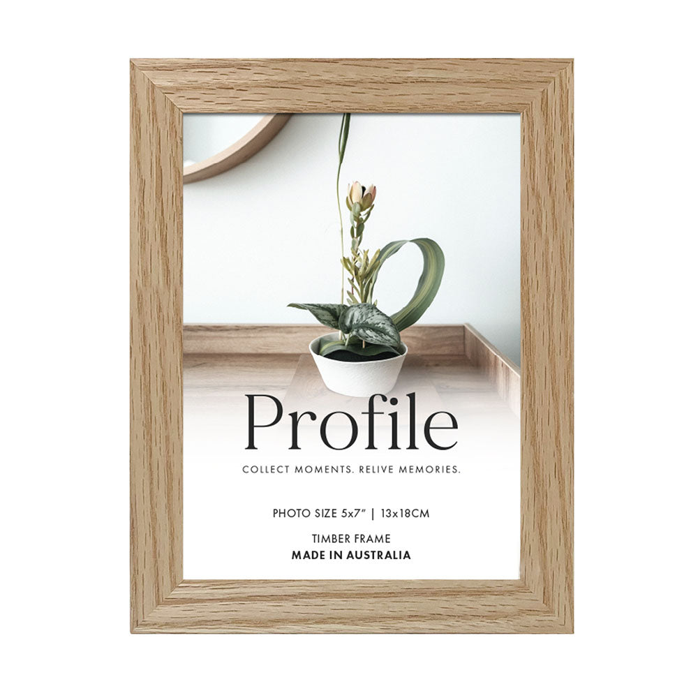 Profile Elegant Timber Photo Frame Natural Oak