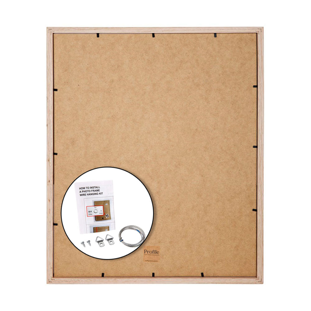 Profile Decorator Certificate/Poster Timber Frame White