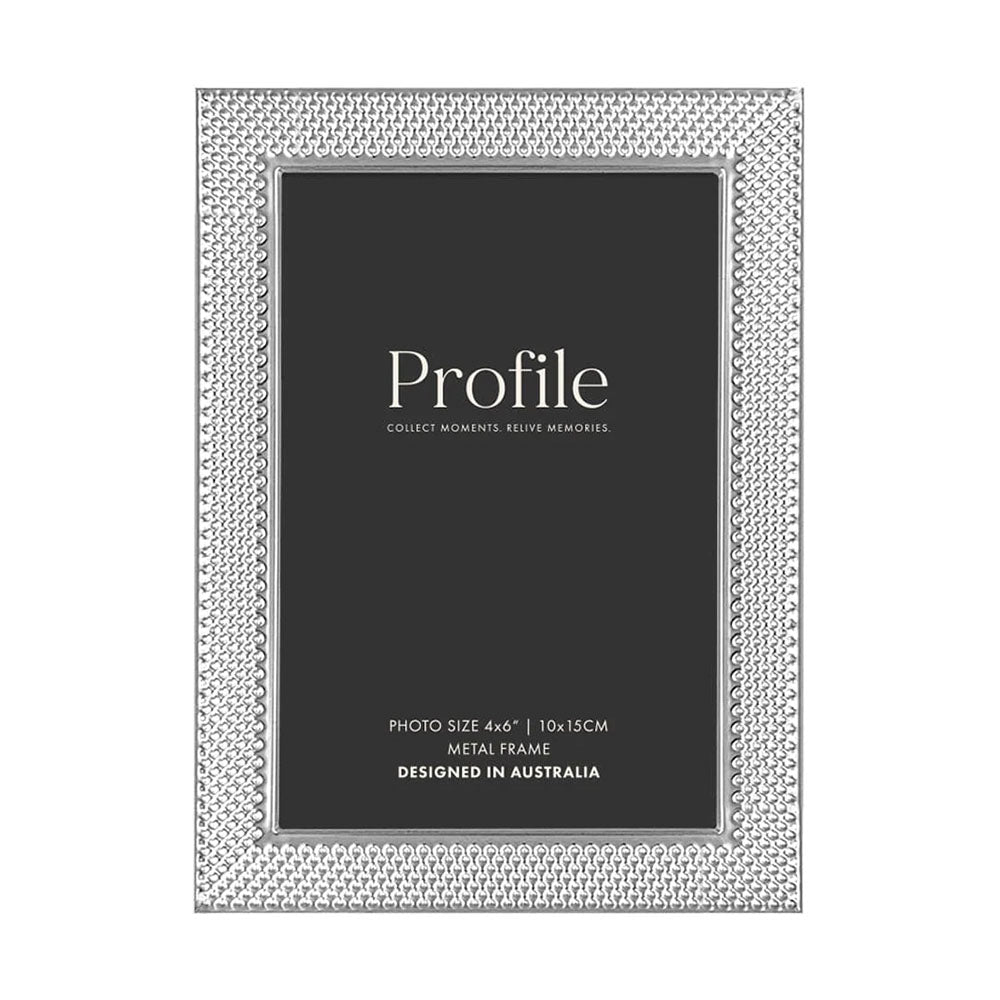 Profile Matrix Photo Frame Silver 4x6