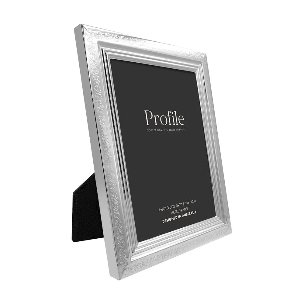 Profile Fiori Photo Frame Silver 4x6
