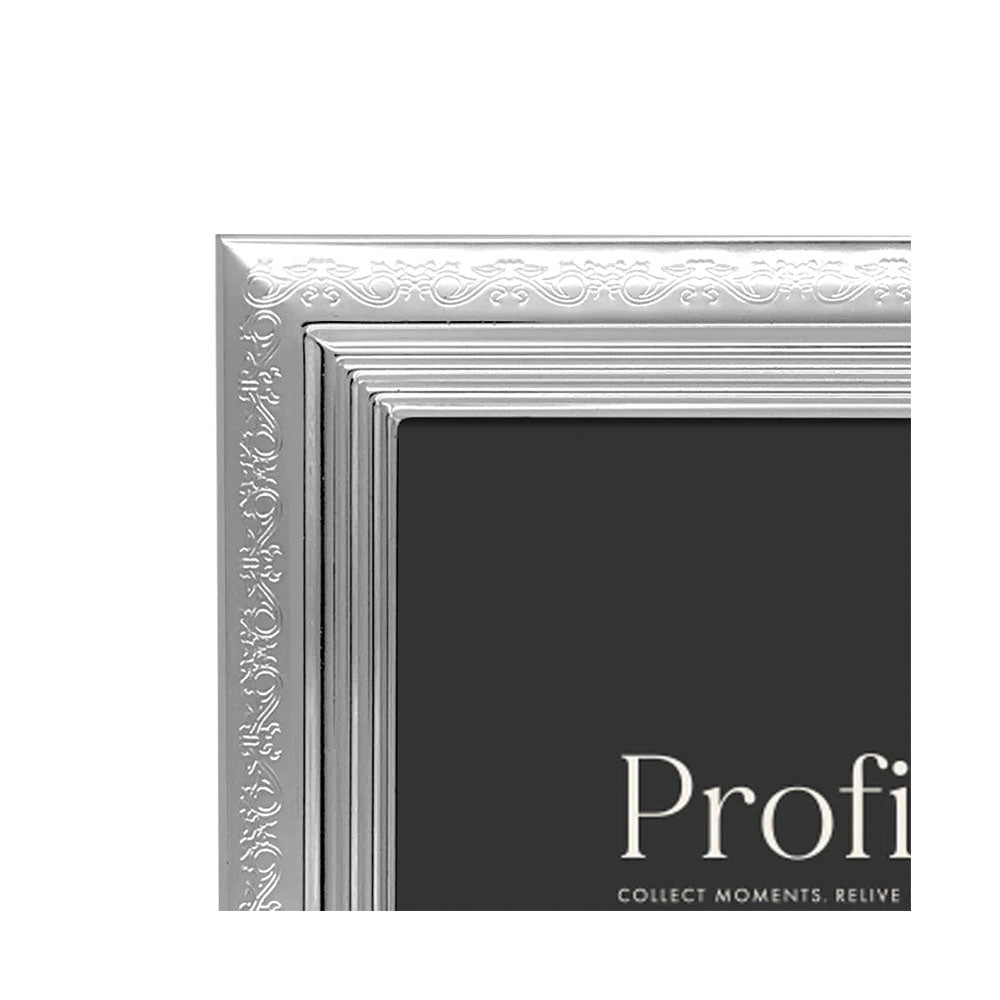 Profile Fiori Photo Frame Silver 4x6