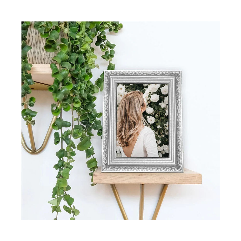 Profile Fiori Photo Frame Silver 4x6