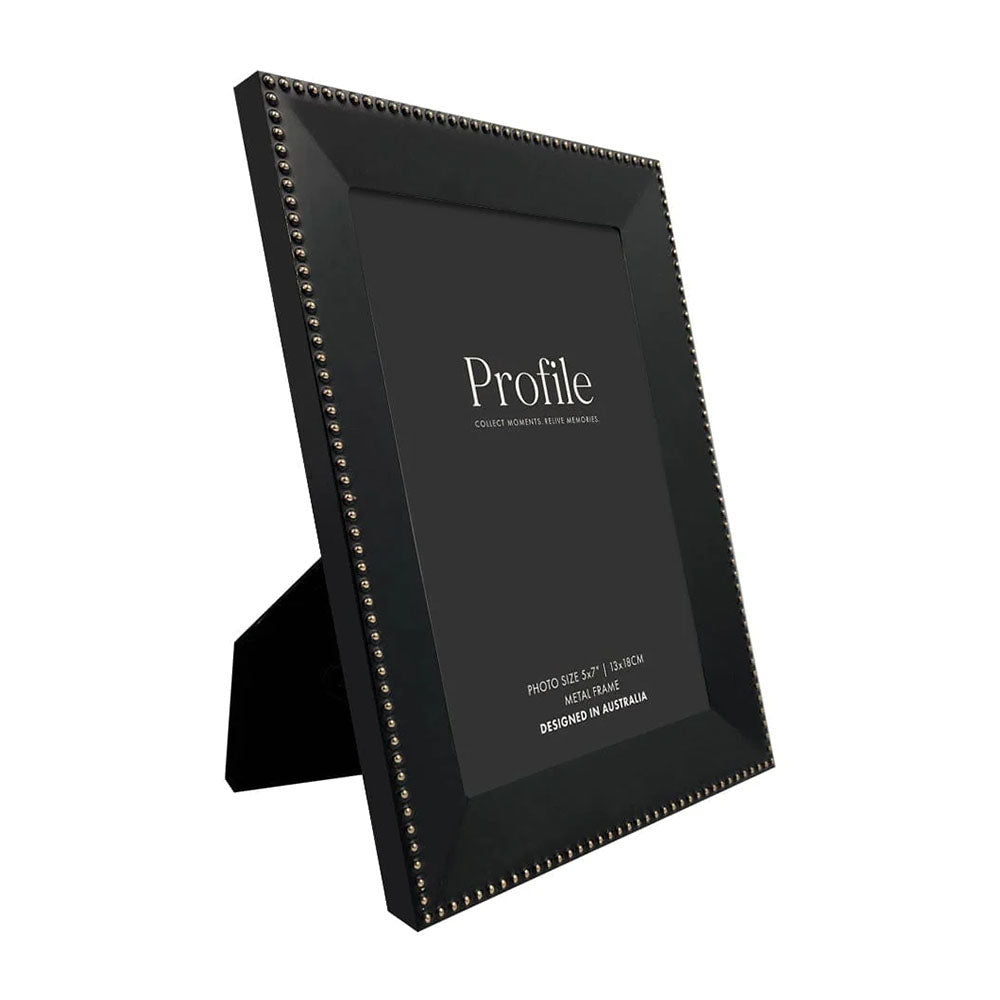 Profile Noble Black Rose Gold Metal Photo Frame