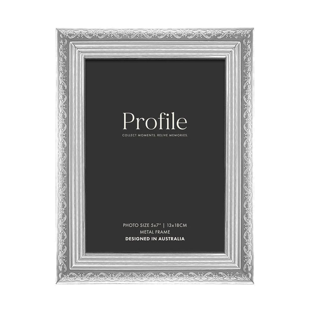 Profile Fiori Photo Frame Silver 4x6