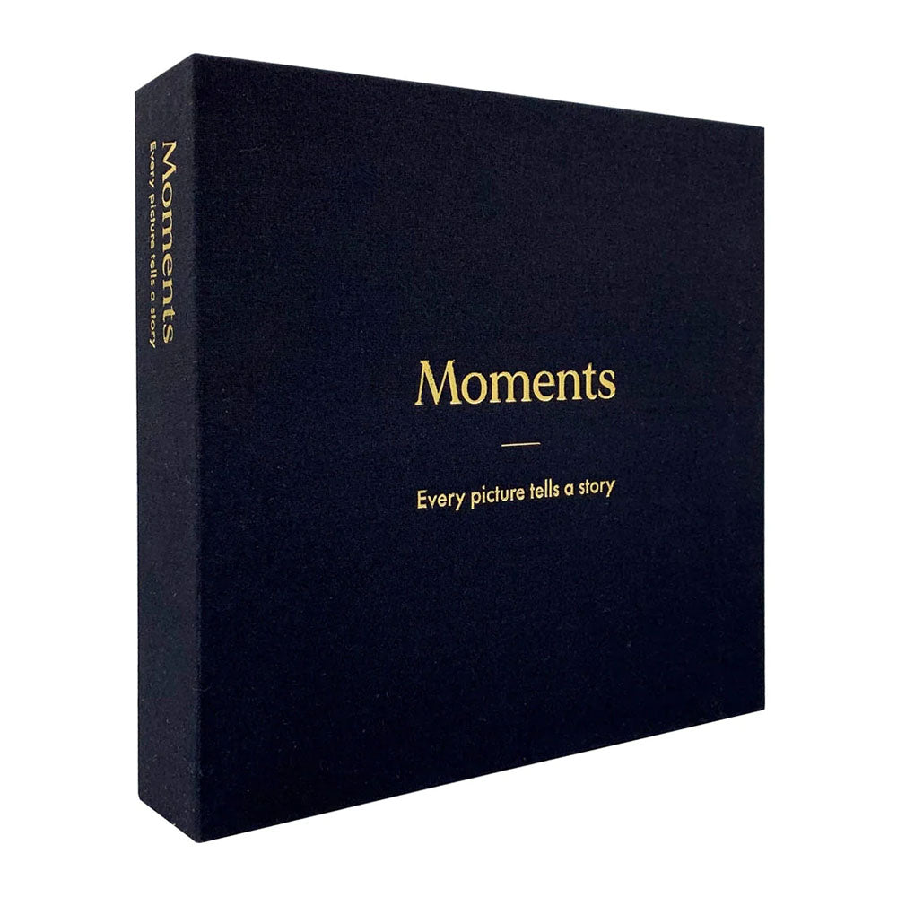Profile Moments Slip-In Display Photo Album Black 4x6