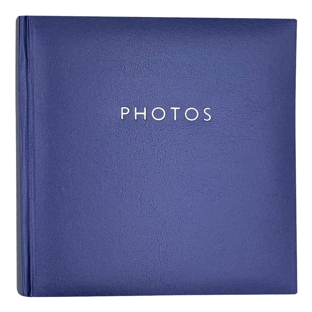 Profile Glamour Metallic Blue 4x6 Slip-In Photo Album