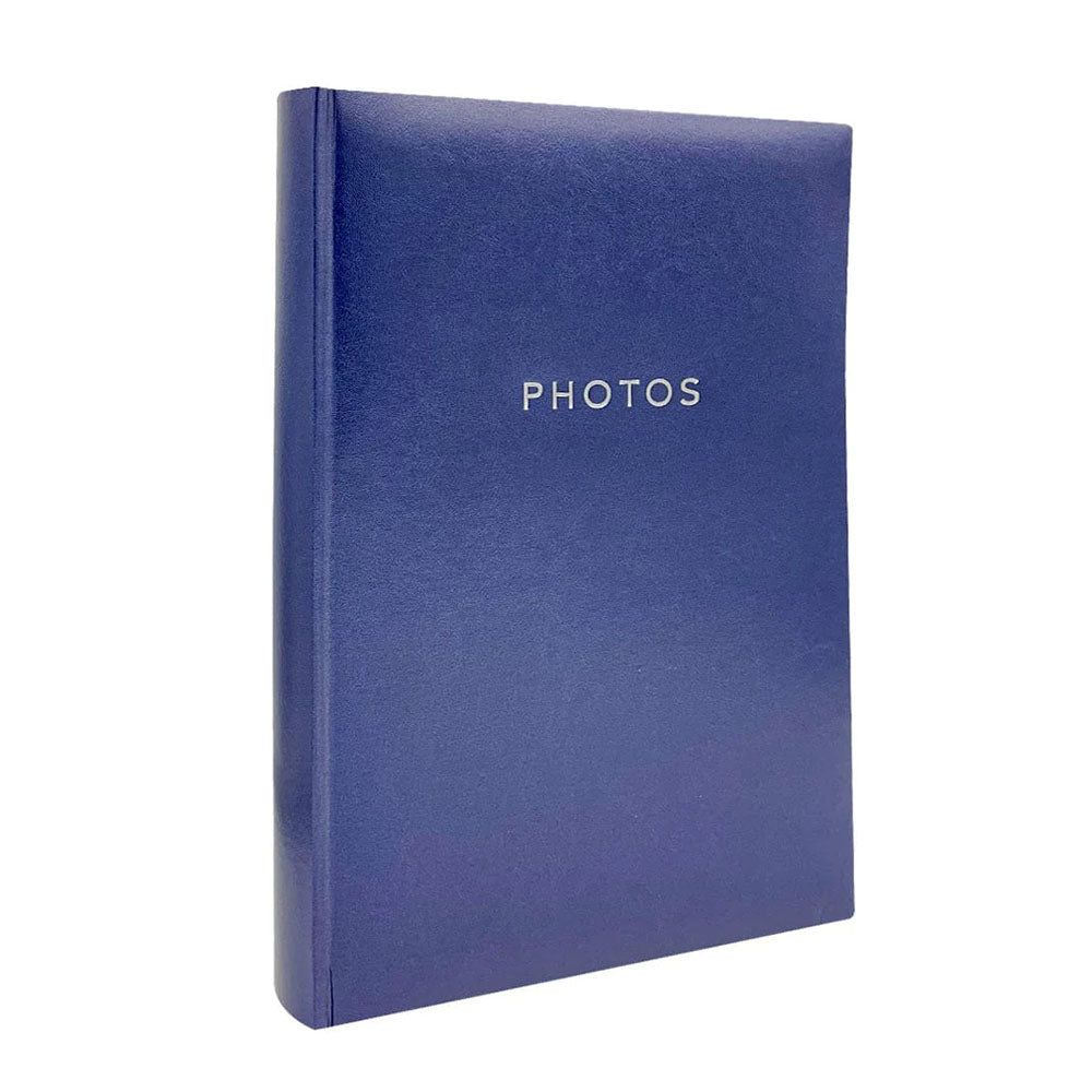 Profile Glamour Metallic Blue 4x6 Slip-In Photo Album