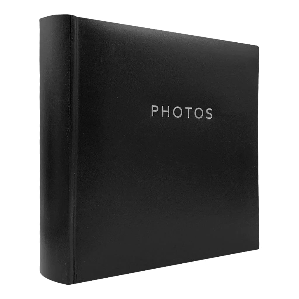 Profile Glamour Black 4x6 Slip-In Photo Album