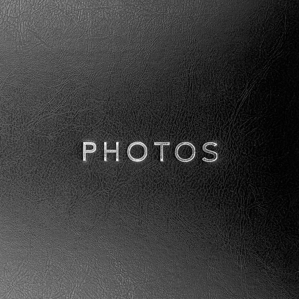 Profile Glamour Black 4x6 Slip-In Photo Album