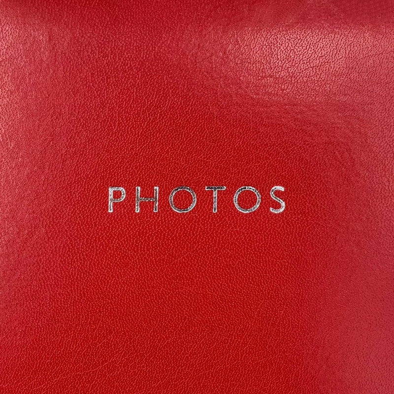 Profile Glamour Red 4x6 Slip-In Photo Album