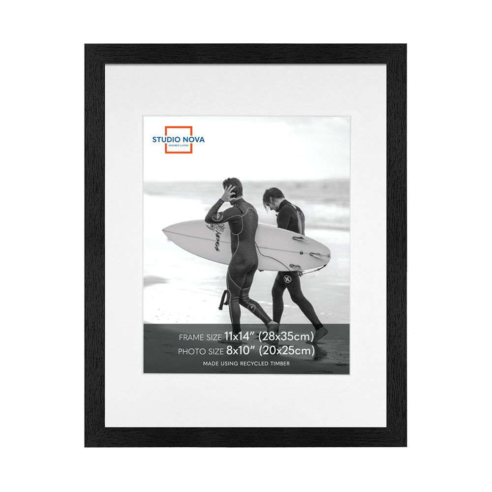 Studio Nova Home Basics Photo Frame Black 11x14/8x10, 2pcs.