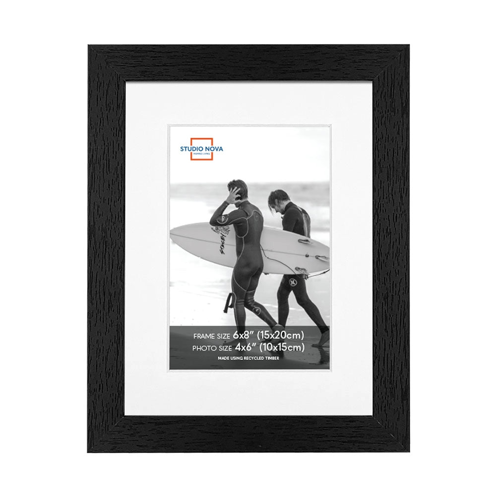 Studio Nova Home Basics Photo Frame Black 6x8/4x6, 4pcs.