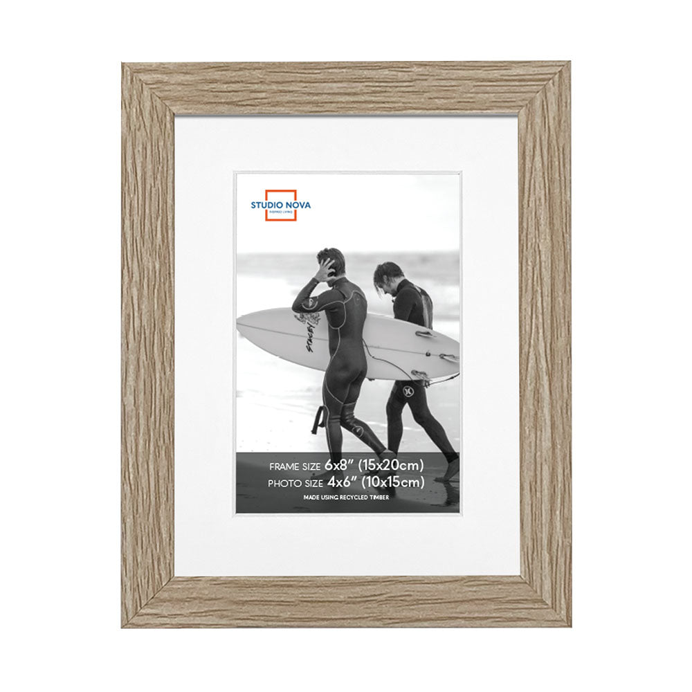 Studio Nova Home Basics Photo Frame Natural Oak 6x8/4x6, 4pcs.