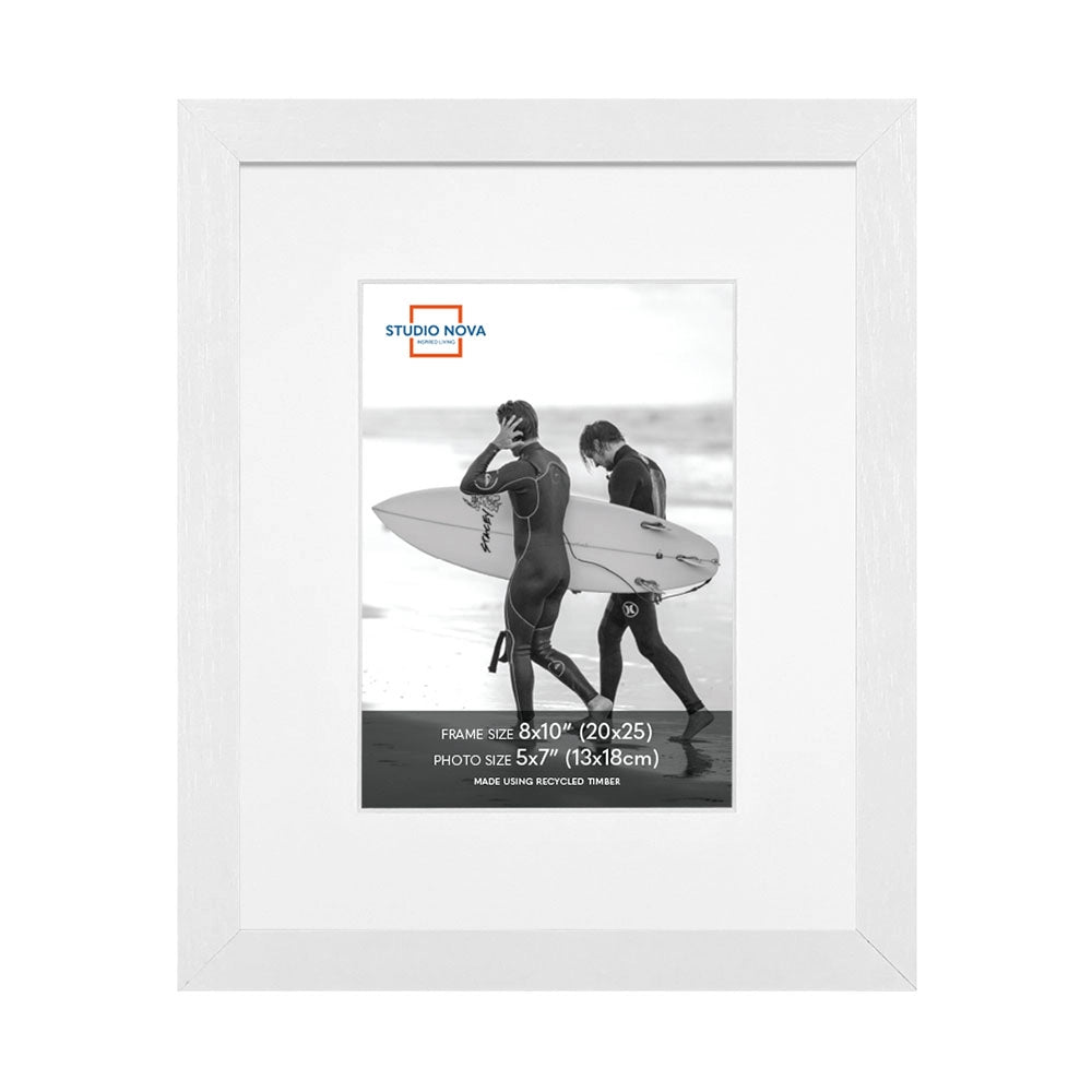 Studio Nova Home Basics Photo Frame White 8x10/5x7, 2pcs.