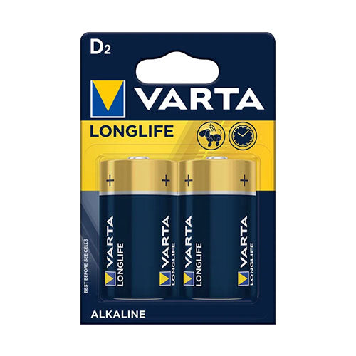 Varta Alkaline Longlife D 2 Pack