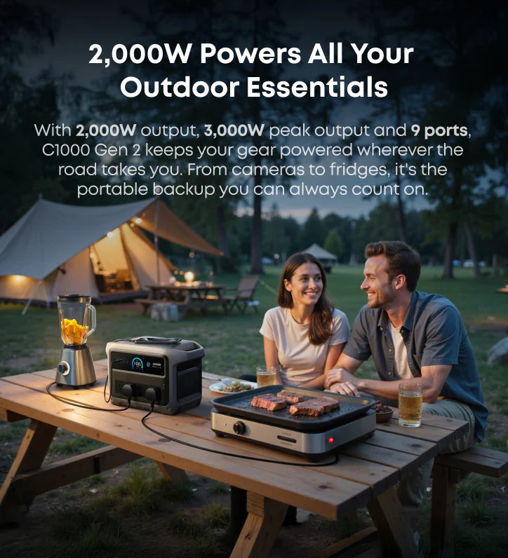 Anker SOLIX C1000 Gen 2 Portable Power Station (1024Wh)