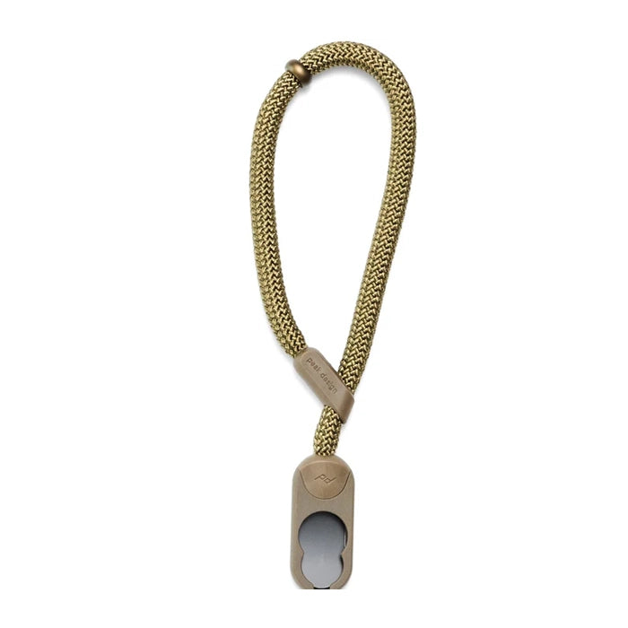 Kelp chain lanyard with a clip on a white background
