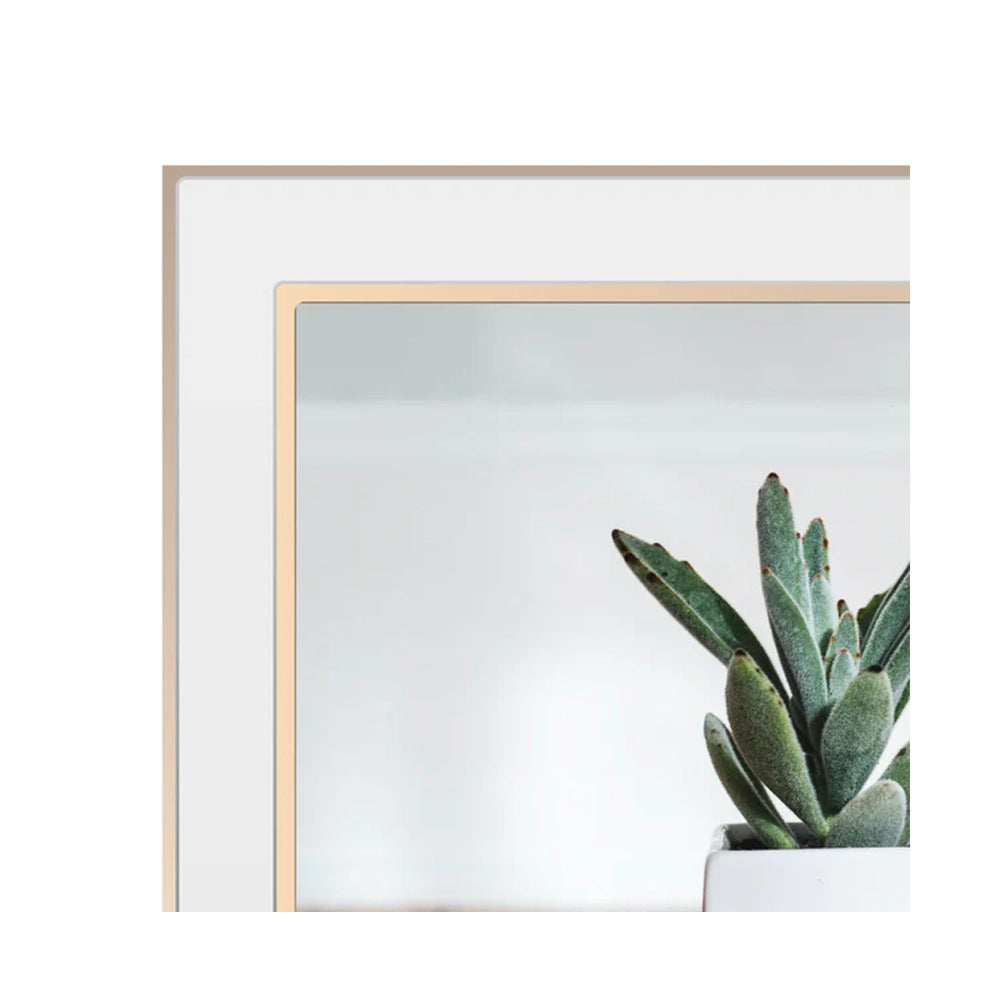 Profile Eternal White/Rose Gold Metal Photo Frame