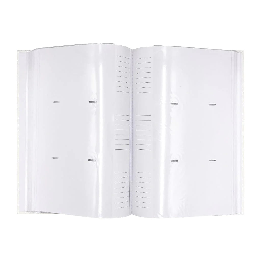 Profile Glamour White 4x6 Slip-In Photo Album