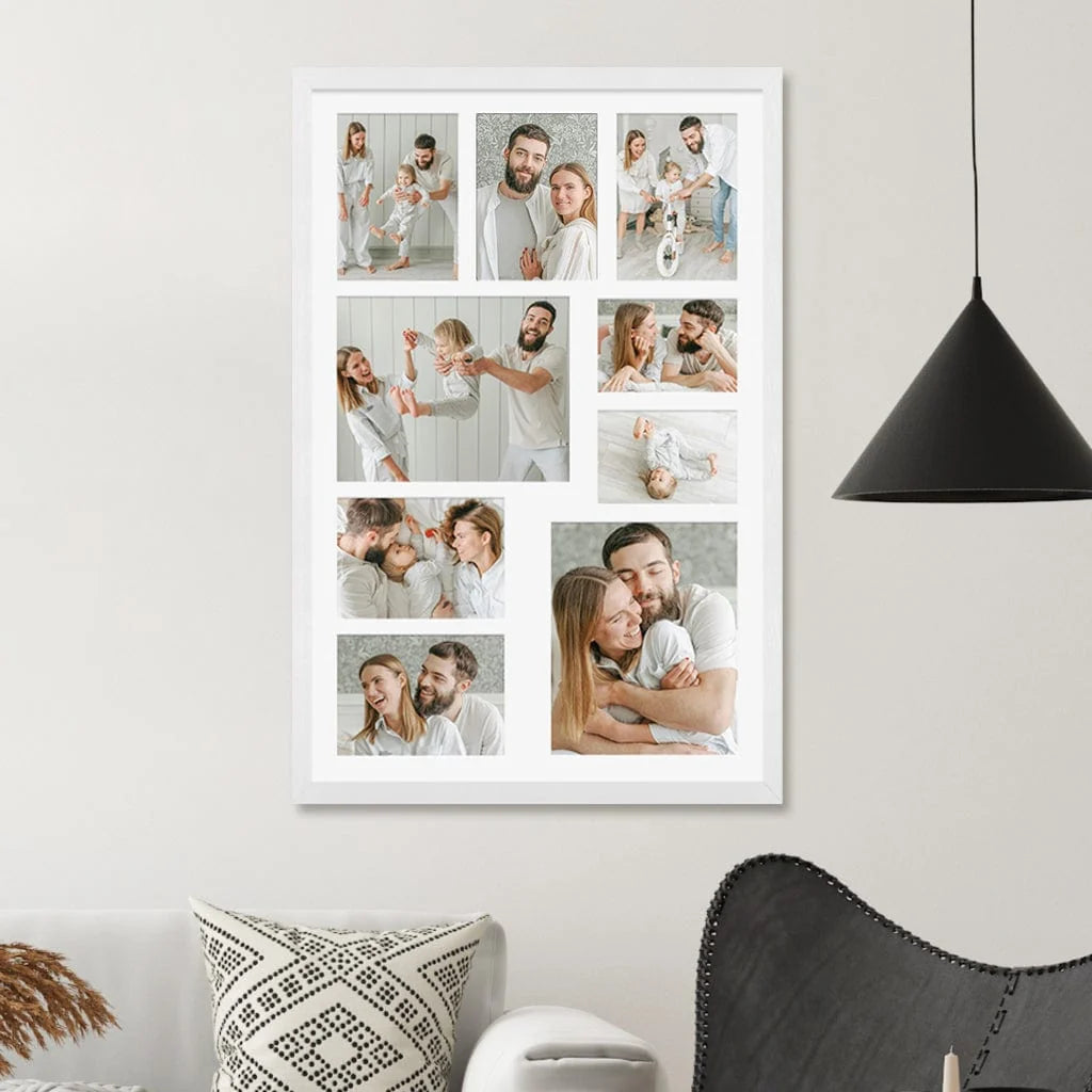 Studio Nova Collage Photo Frame 20x30in (9 Photos) - White