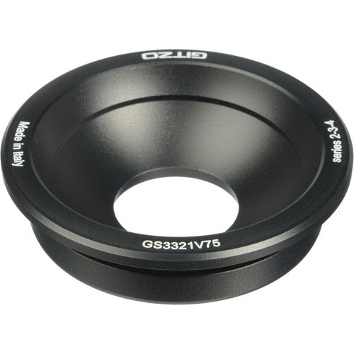 Gitzo 75mm Half Bowl Video Adapter Systematic Series 2-4