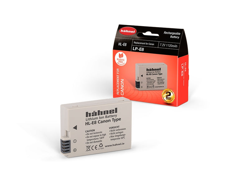 Hahnel HL-E8 Canon Compatible Battery LP-E8 Single Pack