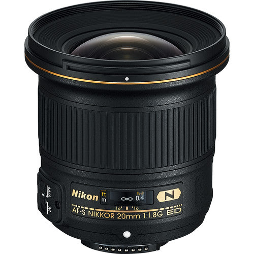 Nikon Nikkor AF-S FX 20mm F1.8G ED Lens