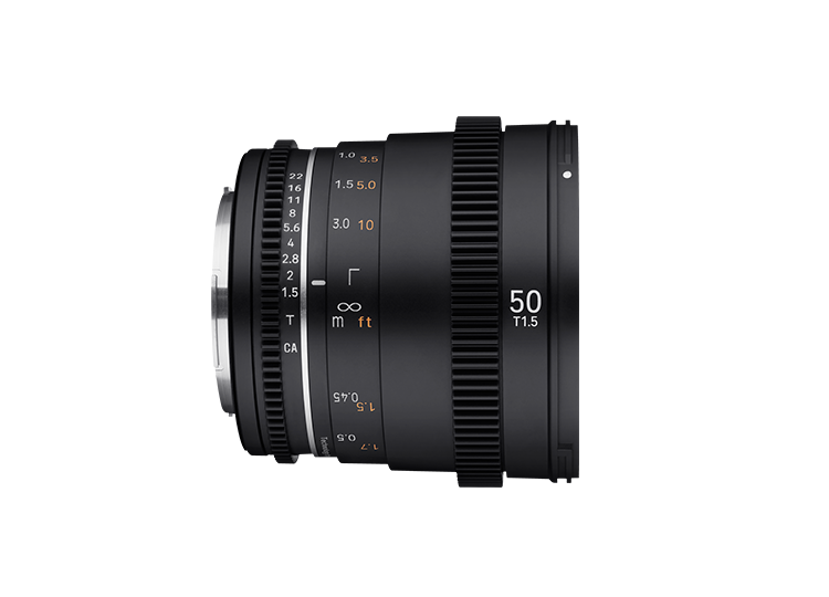 Samyang 50mm T1.5 MK2 VDSLR Cine