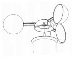 Tesa Wind Anemometer For WS1081 V2