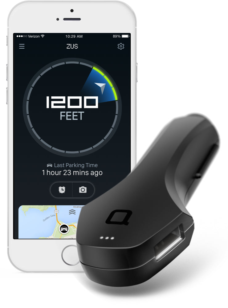 Nonda ZUS USB Car Charger And Finder