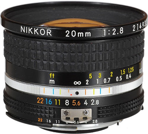 Nikon Nikkor AI-S FX 20mm F2.8 Lens